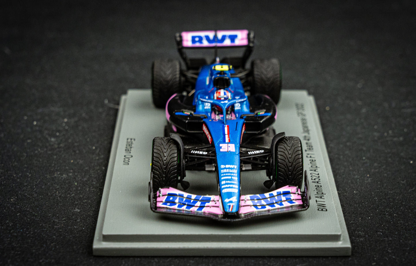 Esteban Ocon - BWT Alpine A522 #31 4th Japanese GP 2022, Spark 1:43