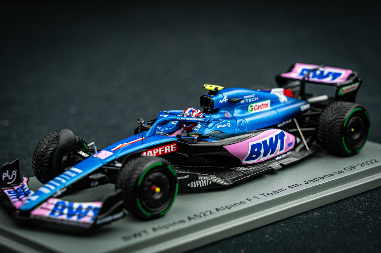 Esteban Ocon - BWT Alpine A522 #31 4th Japanese GP 2022, Spark 1:43