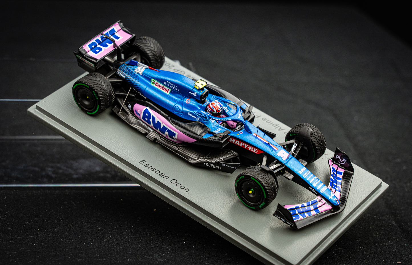 Esteban Ocon - BWT Alpine A522 #31 4th Japanese GP 2022, Spark 1:43