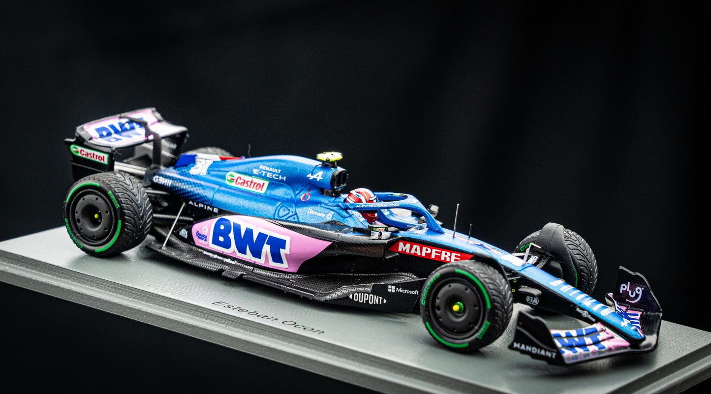 Esteban Ocon - BWT Alpine A522 #31 4th Japanese GP 2022, Spark 1:43
