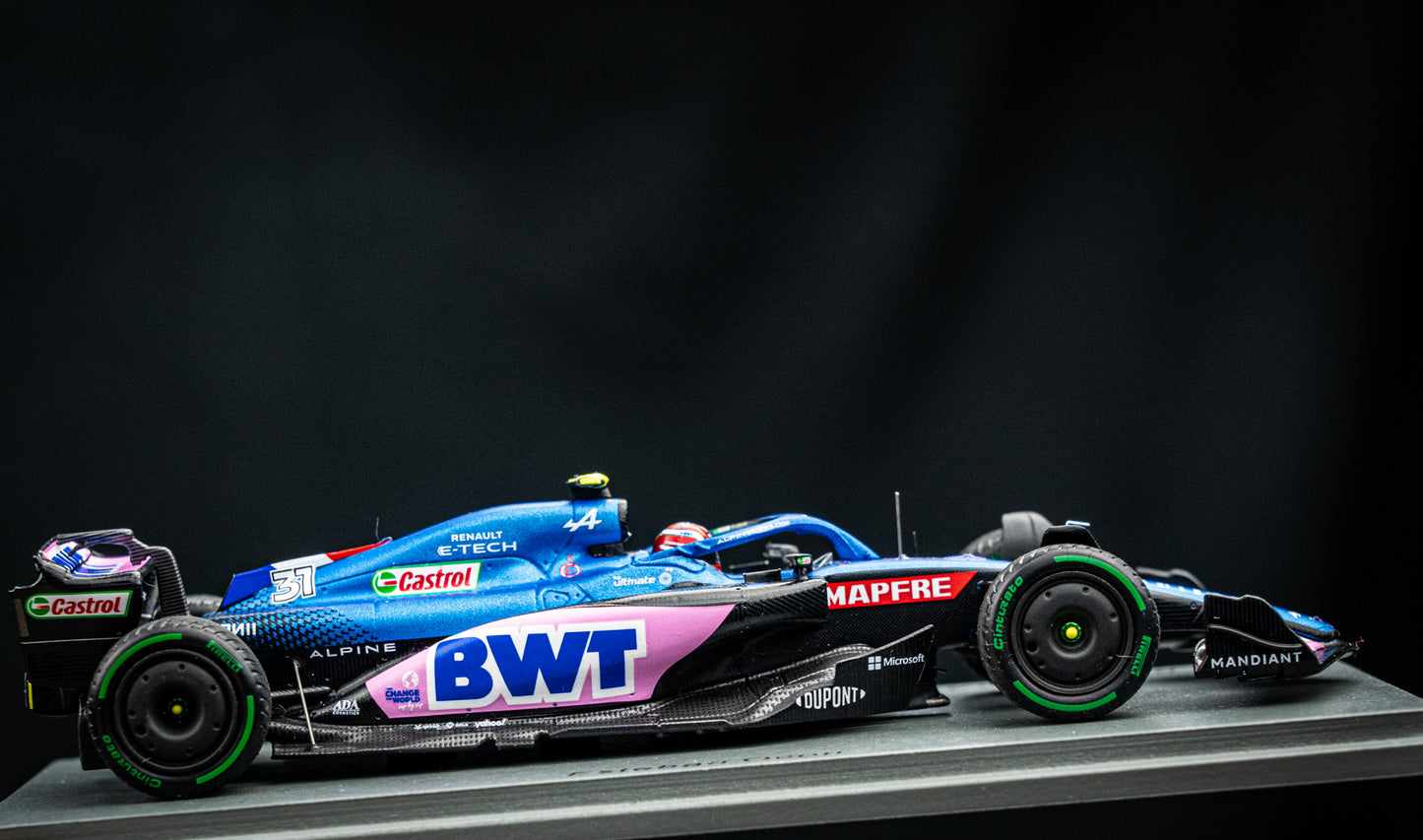 Esteban Ocon - BWT Alpine A522 #31 4th Japanese GP 2022, Spark 1:43