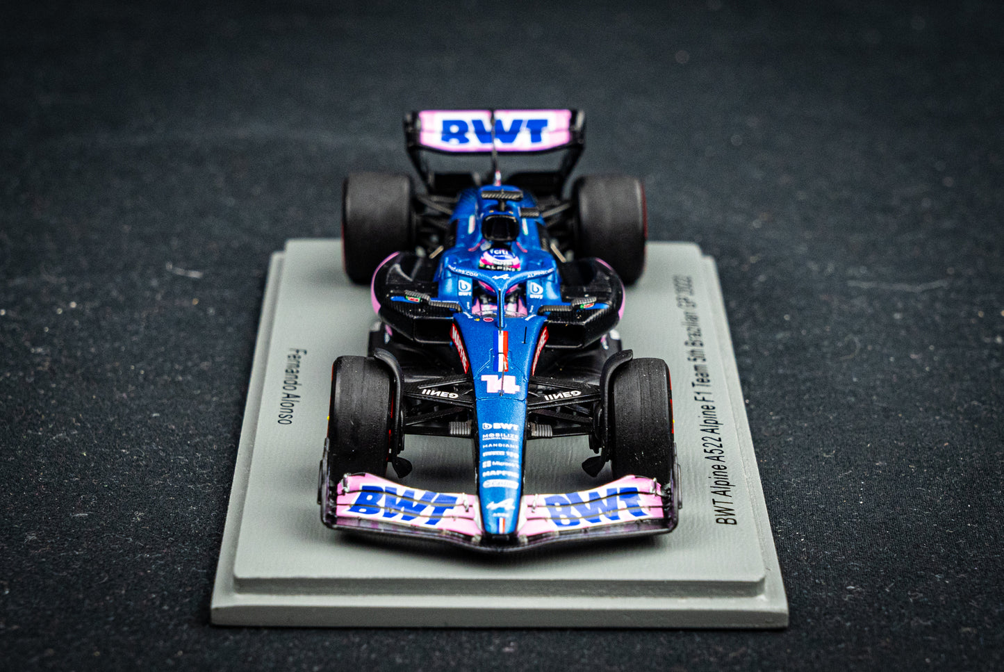 Fernando Alonso - BWT Alpine A522 #14 5th GP Brasilien 2022, Spark 1:43