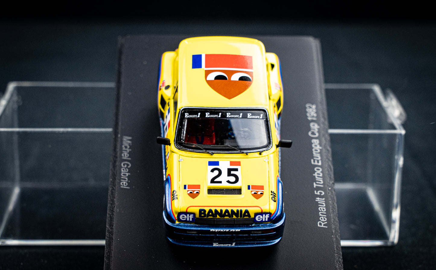 Renault 5 Turbo #25 Michel Gabriel - Renault 5 Turbo Europa Cup 1982 - Spark 1:43