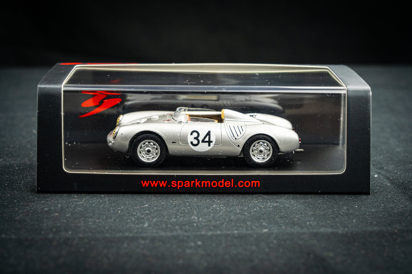 Porsche 550A #34 Crawford / Stores 24h LeMans 1957 Spark 1:43