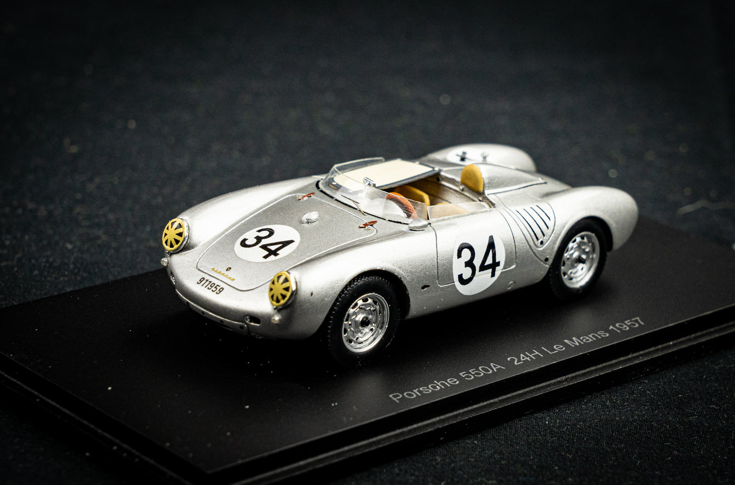 Porsche 550A #34 Crawford / Stores 24h LeMans 1957 Spark 1:43