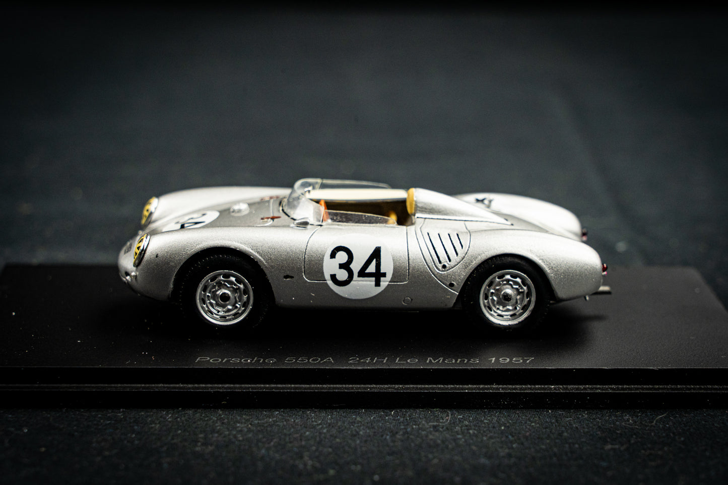 Porsche 550A #34 Crawford / Stores 24h LeMans 1957 Spark 1:43