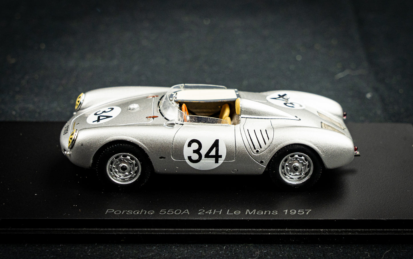 Porsche 550A #34 Crawford / Stores 24h LeMans 1957 Spark 1:43
