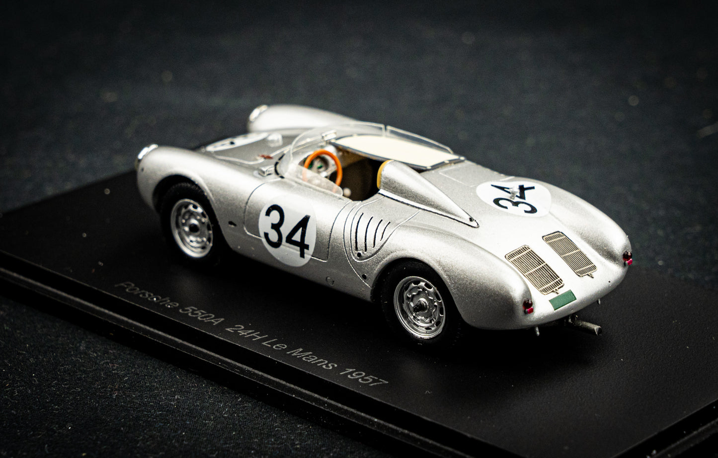 Porsche 550A #34 Crawford / Stores 24h LeMans 1957 Spark 1:43