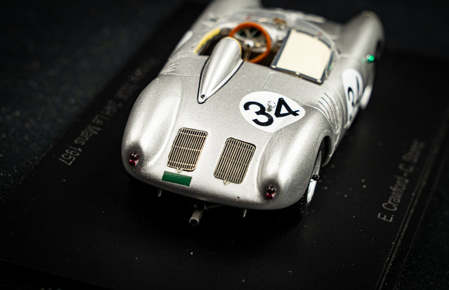 Porsche 550A #34 Crawford / Stores 24h LeMans 1957 Spark 1:43