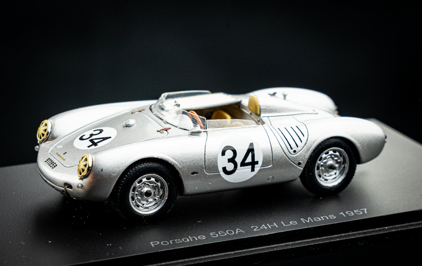 Porsche 550A #34 Crawford / Stores 24h LeMans 1957 Spark 1:43