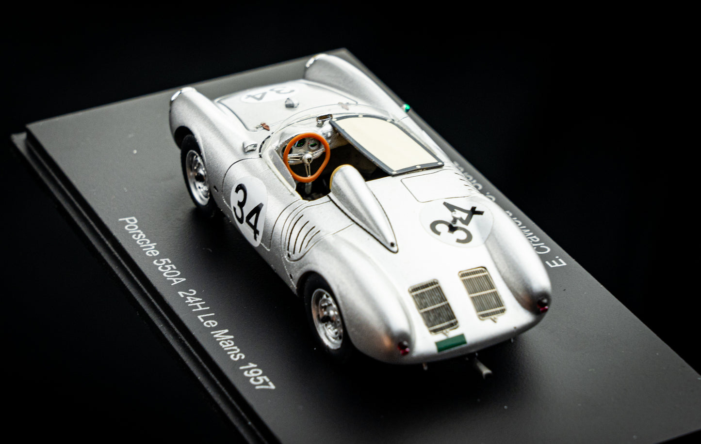 Porsche 550A #34 Crawford / Stores 24h LeMans 1957 Spark 1:43