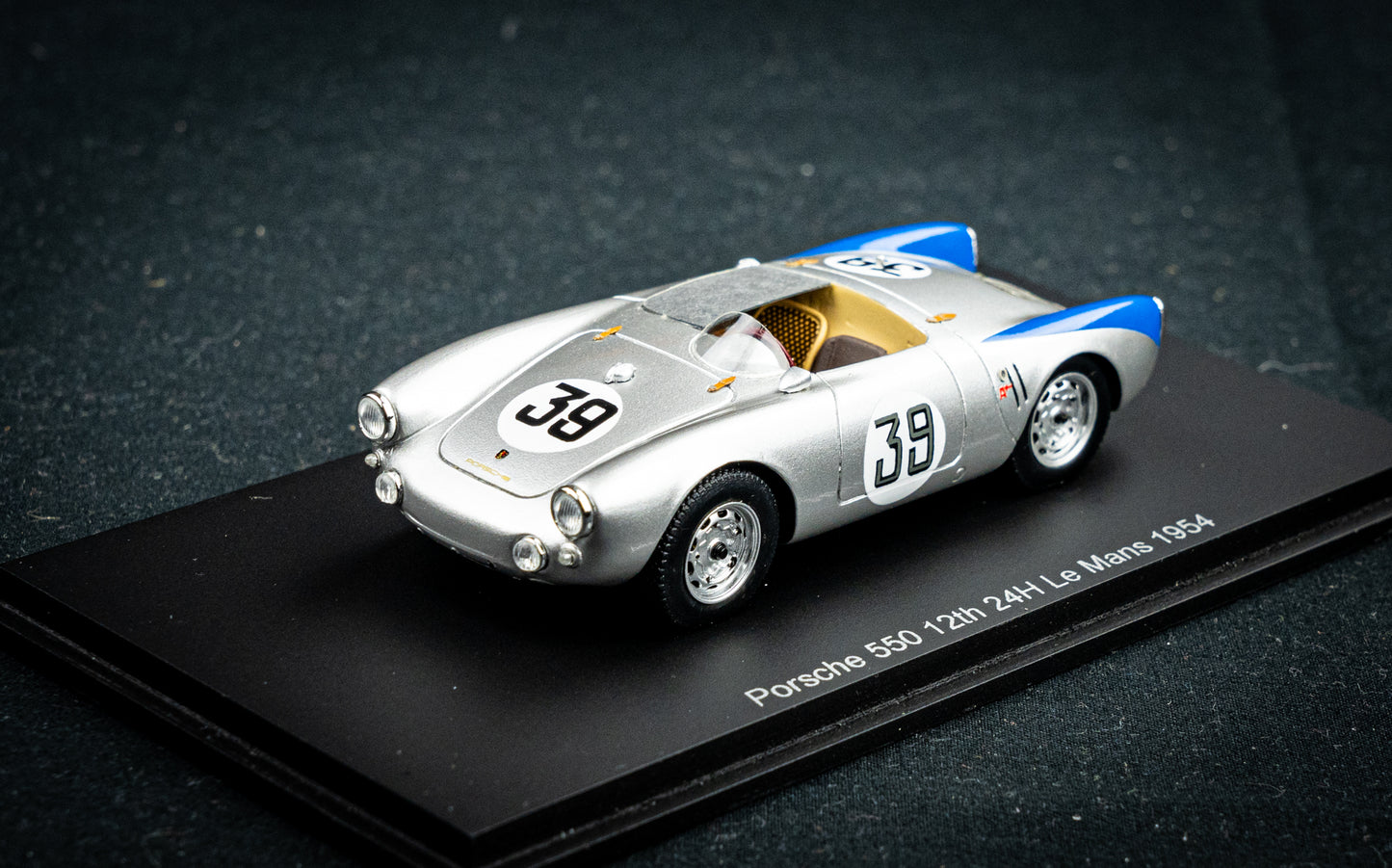 Porsche 550 #39 J. Claes / P. Stasse 12th 24h LeMans 1954 Spark 1:43