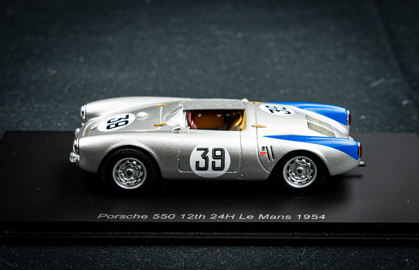 Porsche 550 #39 J. Claes / P. Stasse 12th 24h LeMans 1954 Spark 1:43