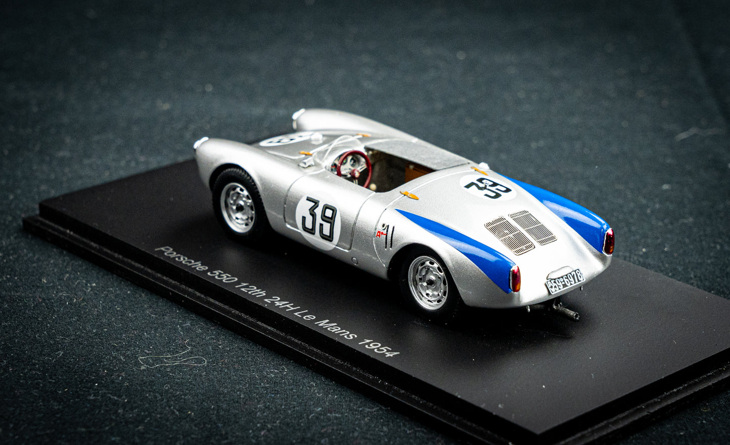 Porsche 550 #39 J. Claes / P. Stasse 12th 24h LeMans 1954 Spark 1:43