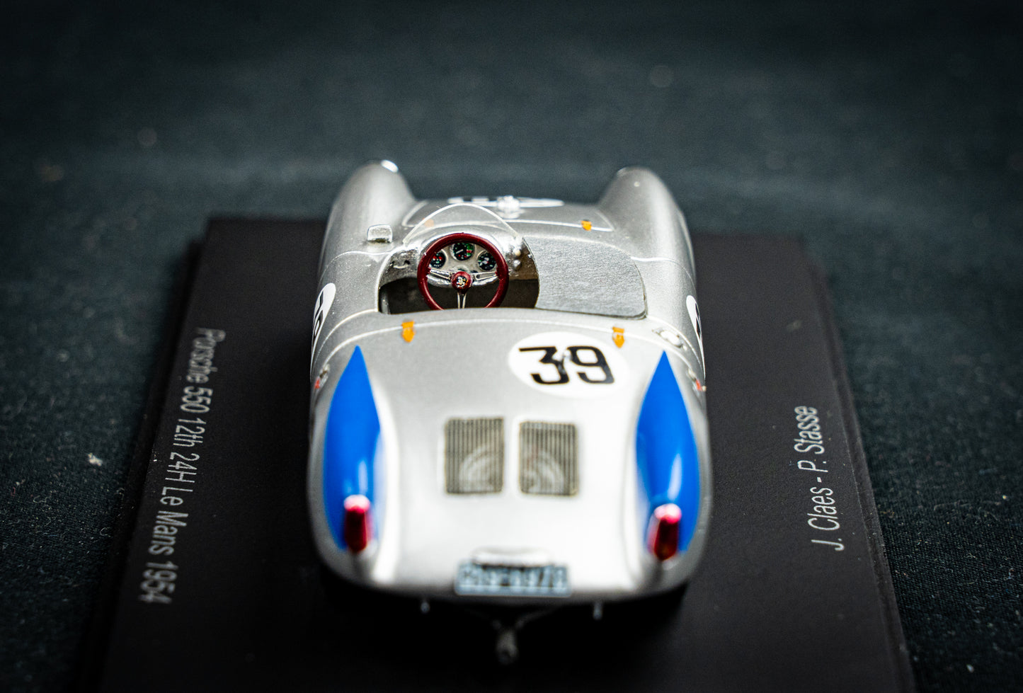 Porsche 550 #39 J. Claes / P. Stasse 12th 24h LeMans 1954 Spark 1:43