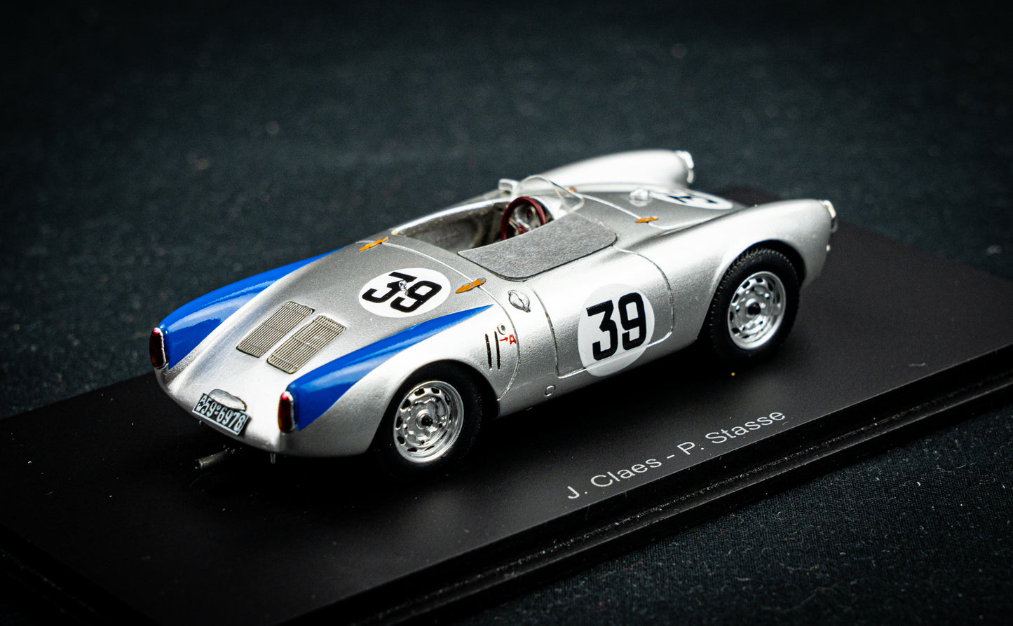 Porsche 550 #39 J. Claes / P. Stasse 12th 24h LeMans 1954 Spark 1:43