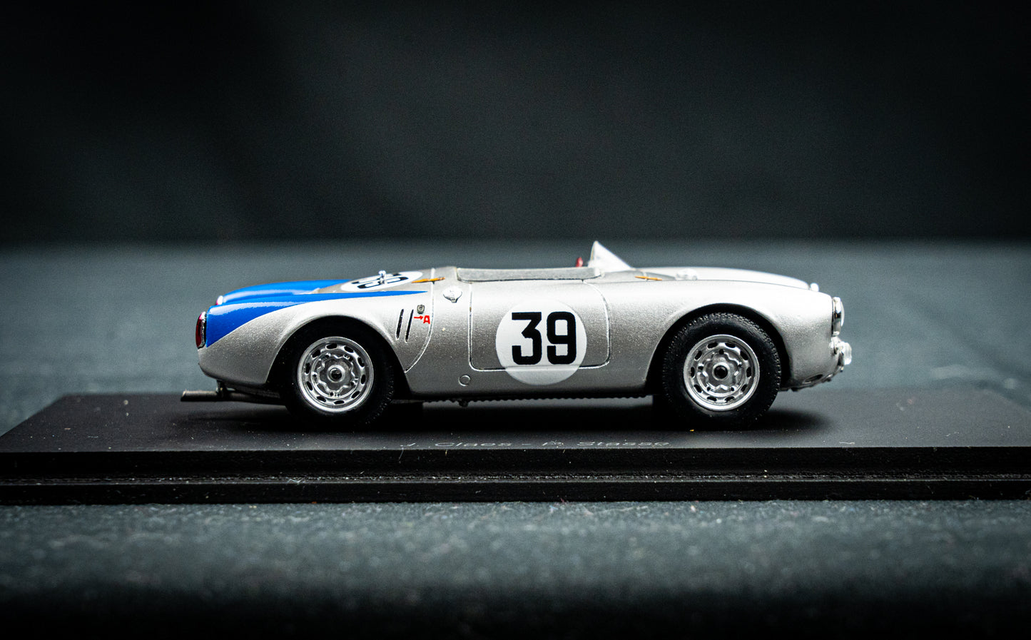 Porsche 550 #39 J. Claes / P. Stasse 12th 24h LeMans 1954 Spark 1:43