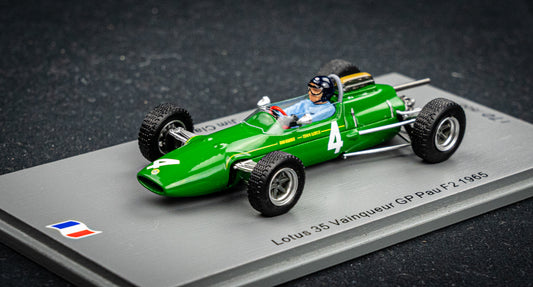 Jim Clark - Lotus 35 #4 - Sieger GP Pau F2 1965 - lim. edition 500 Stk. Spark 1:43