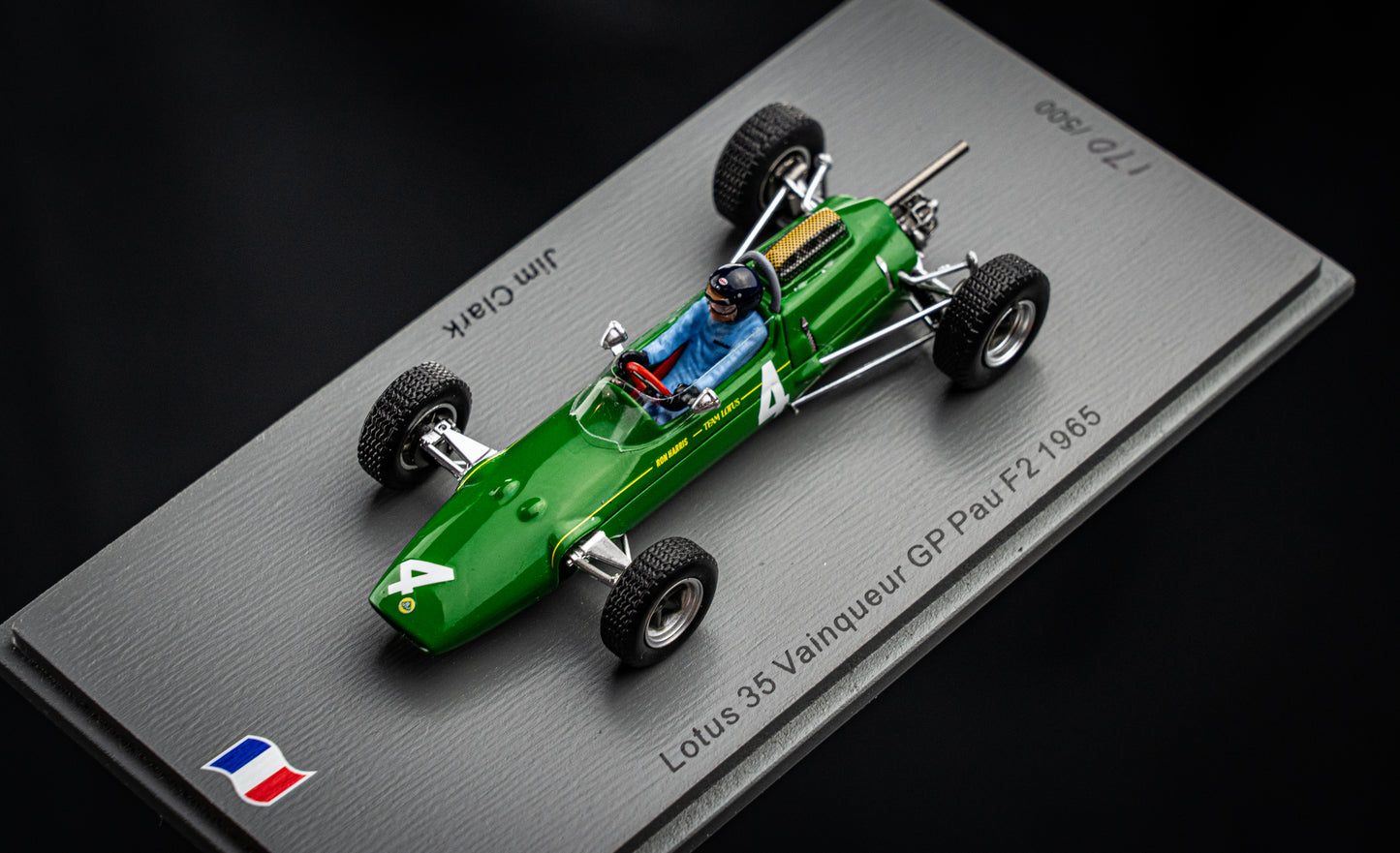 Jim Clark - Lotus 35 #4 - Sieger GP Pau F2 1965 - lim. edition 500 Stk. Spark 1:43