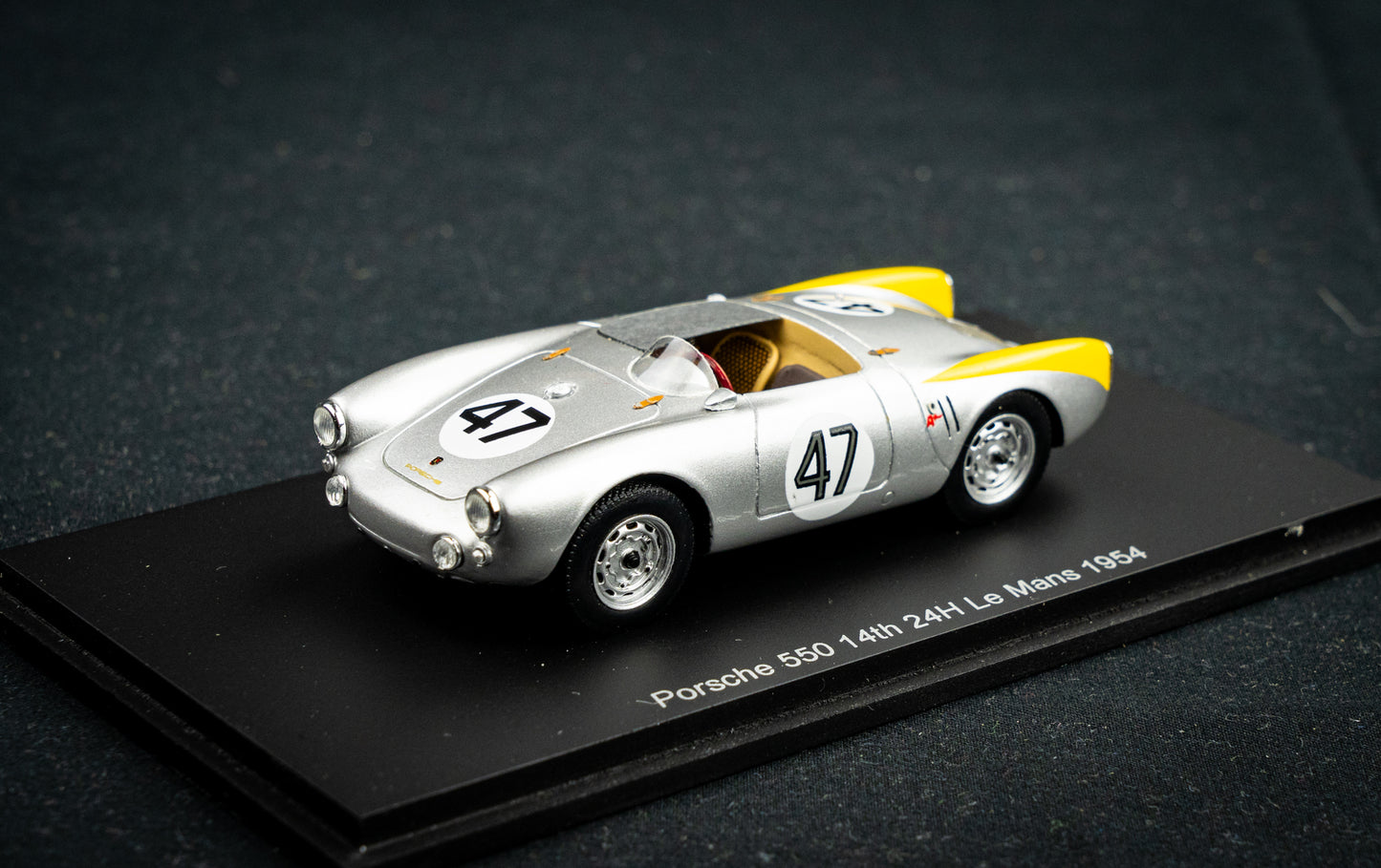 Porsche 550 #47 Arkus-Duntov / Olivier 14th 24h LeMans 1954 Spark 1:43