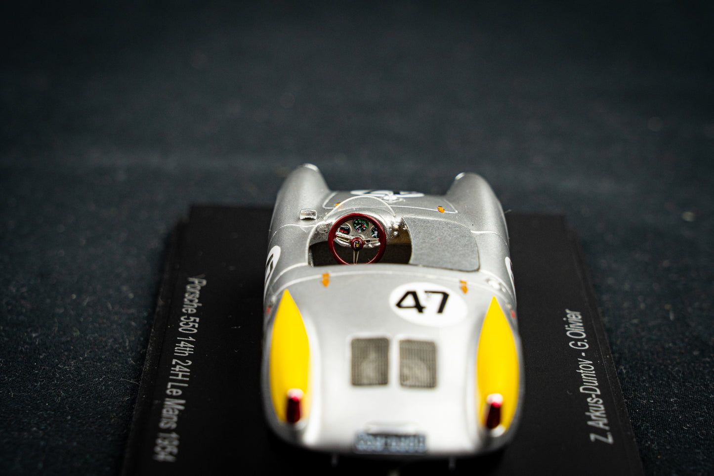 Porsche 550 #47 Arkus-Duntov / Olivier 14th 24h LeMans 1954 Spark 1:43