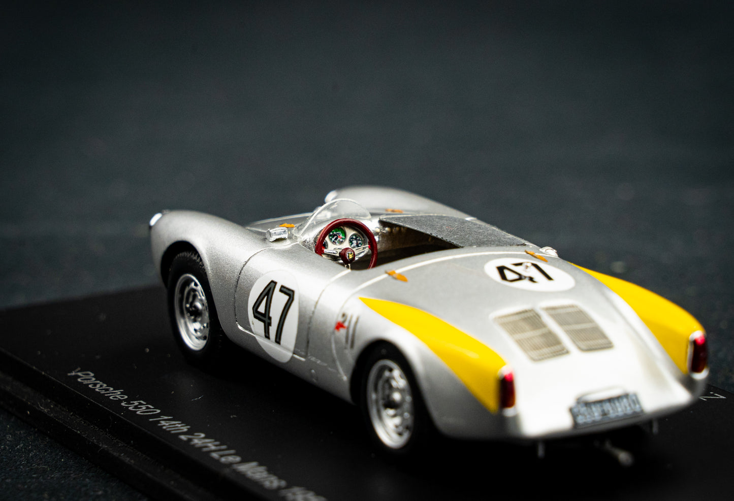 Porsche 550 #47 Arkus-Duntov / Olivier 14th 24h LeMans 1954 Spark 1:43