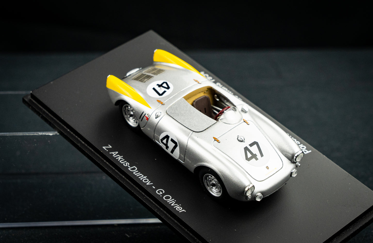 Porsche 550 #47 Arkus-Duntov / Olivier 14th 24h LeMans 1954 Spark 1:43