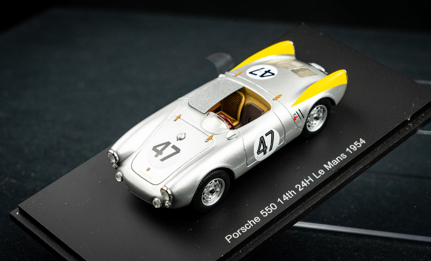 Porsche 550 #47 Arkus-Duntov / Olivier 14th 24h LeMans 1954 Spark 1:43