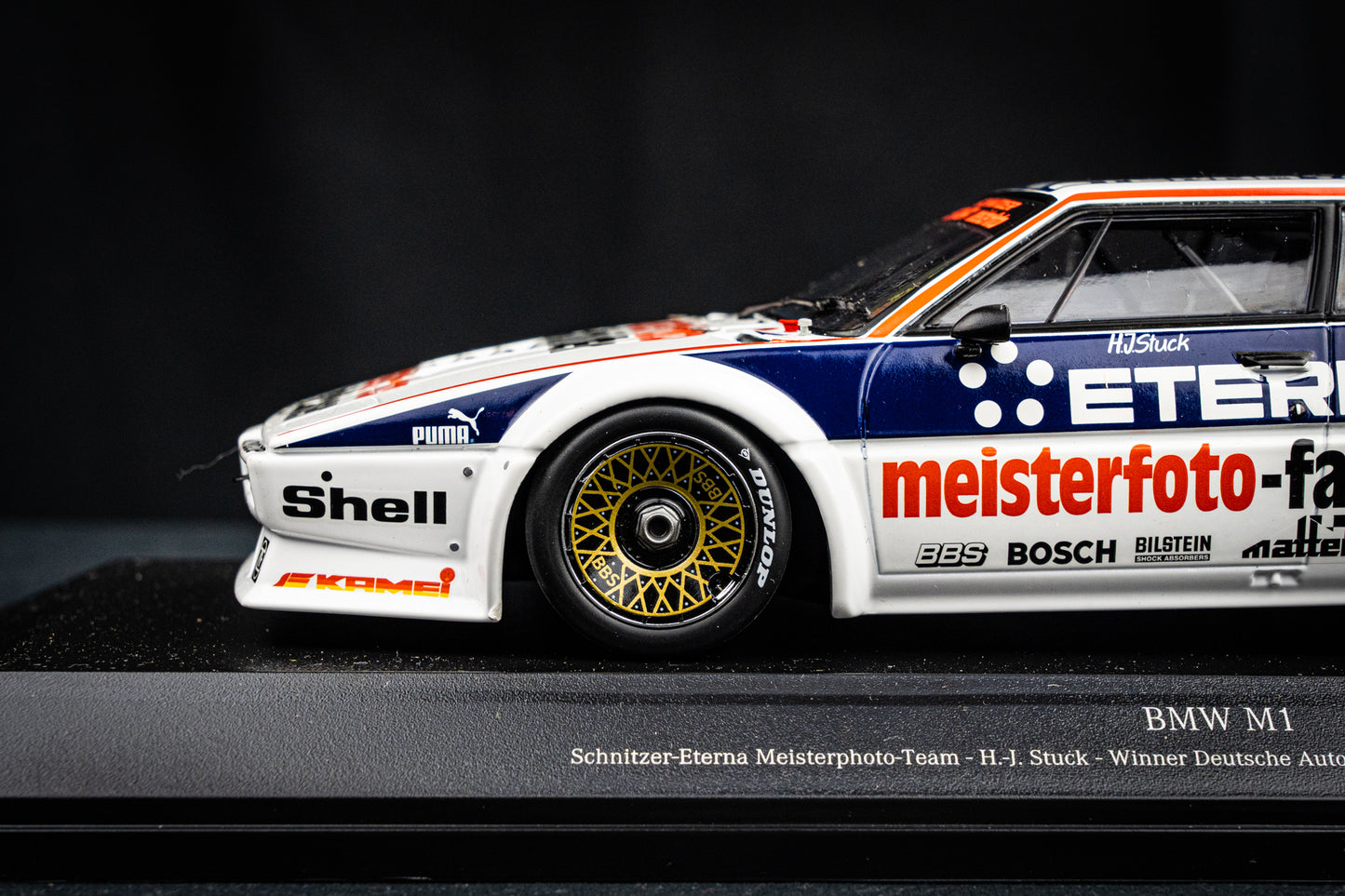 BMW M1 #2 H.J. Stuck lim. 300 pcs. Team Schnitzer - Sieger DRT Zolder 1982 - Minichamps 1:18