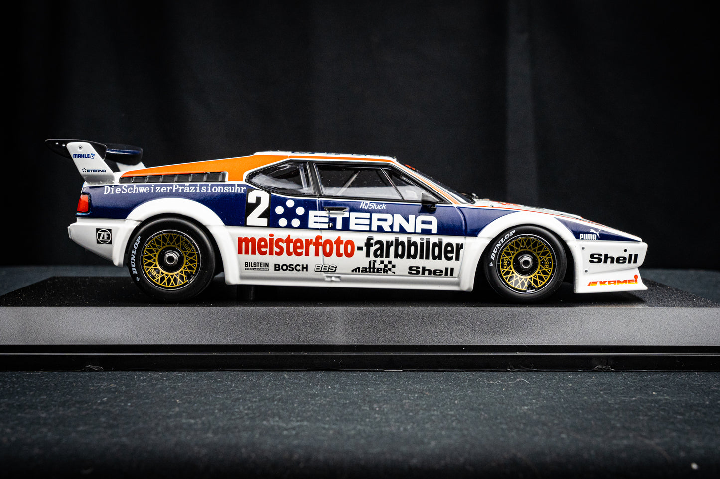 BMW M1 #2 H.J. Stuck lim. 300 pcs. Team Schnitzer - Sieger DRT Zolder 1982 - Minichamps 1:18