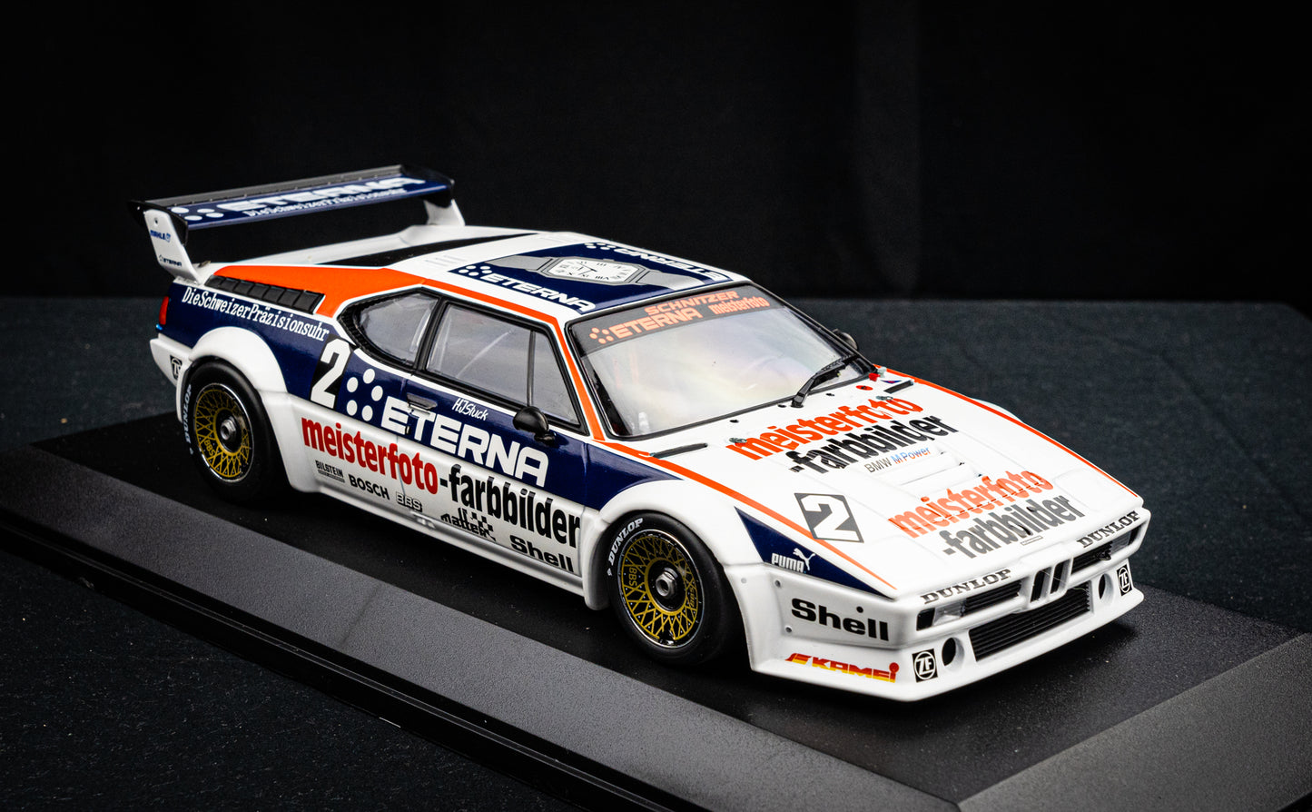 BMW M1 #2 H.J. Stuck lim. 300 pcs. Team Schnitzer - Sieger DRT Zolder 1982 - Minichamps 1:18
