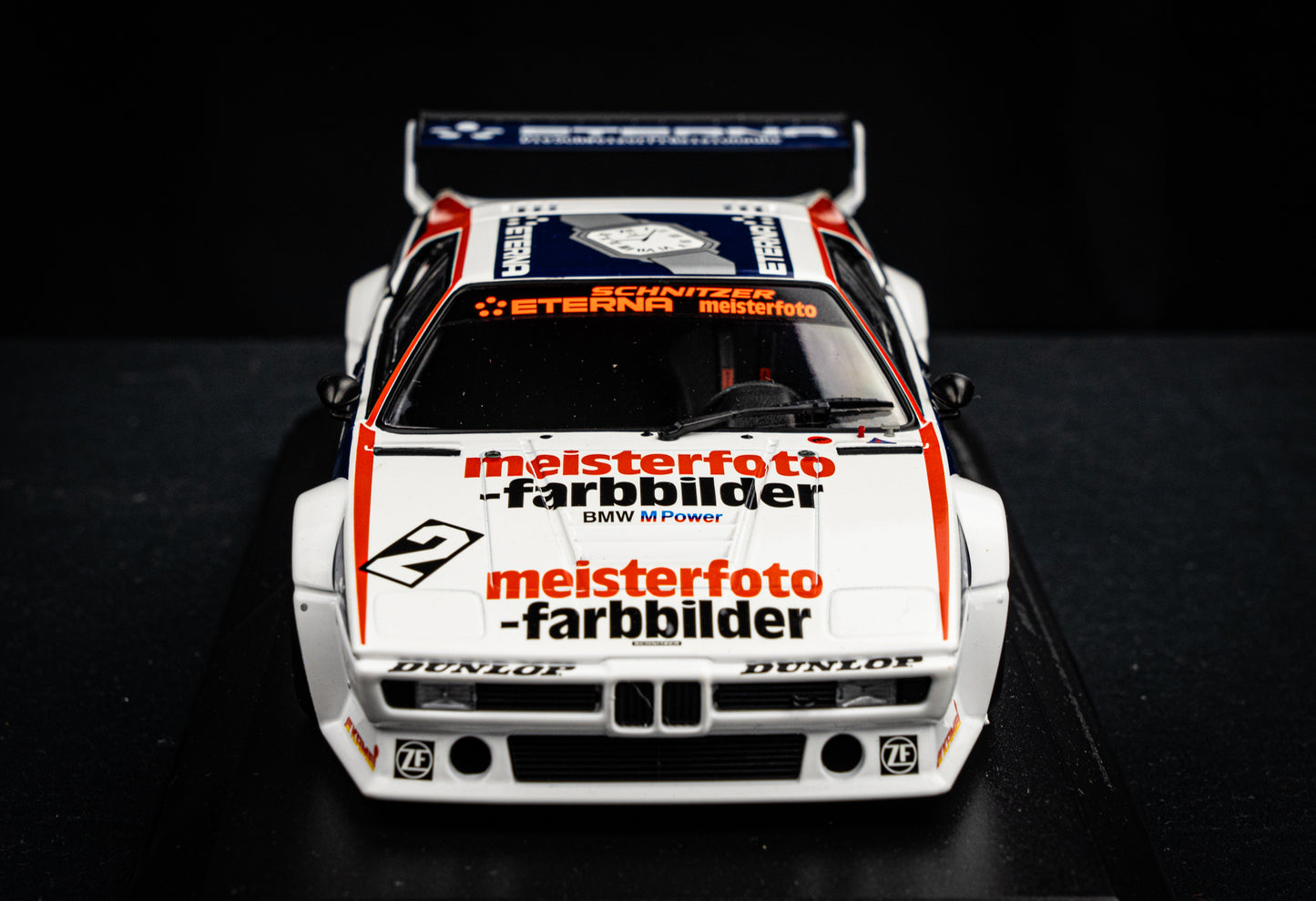 BMW M1 #2 H.J. Stuck lim. 300 pcs. Team Schnitzer - Sieger DRT Zolder 1982 - Minichamps 1:18