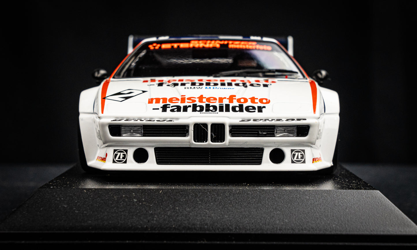 BMW M1 #2 H.J. Stuck lim. 300 pcs. Team Schnitzer - Sieger DRT Zolder 1982 - Minichamps 1:18