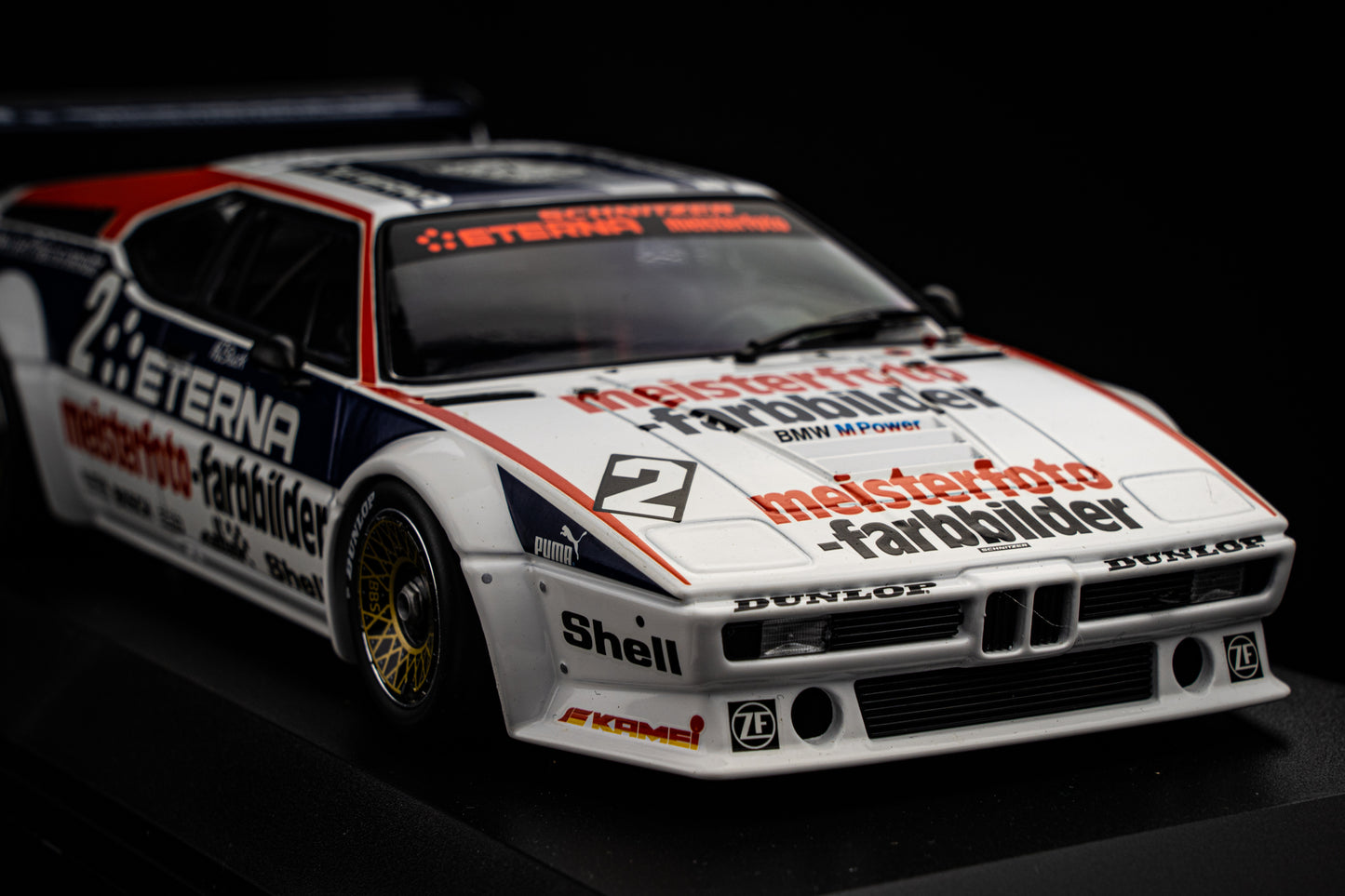 BMW M1 #2 H.J. Stuck lim. 300 pcs. Team Schnitzer - Sieger DRT Zolder 1982 - Minichamps 1:18