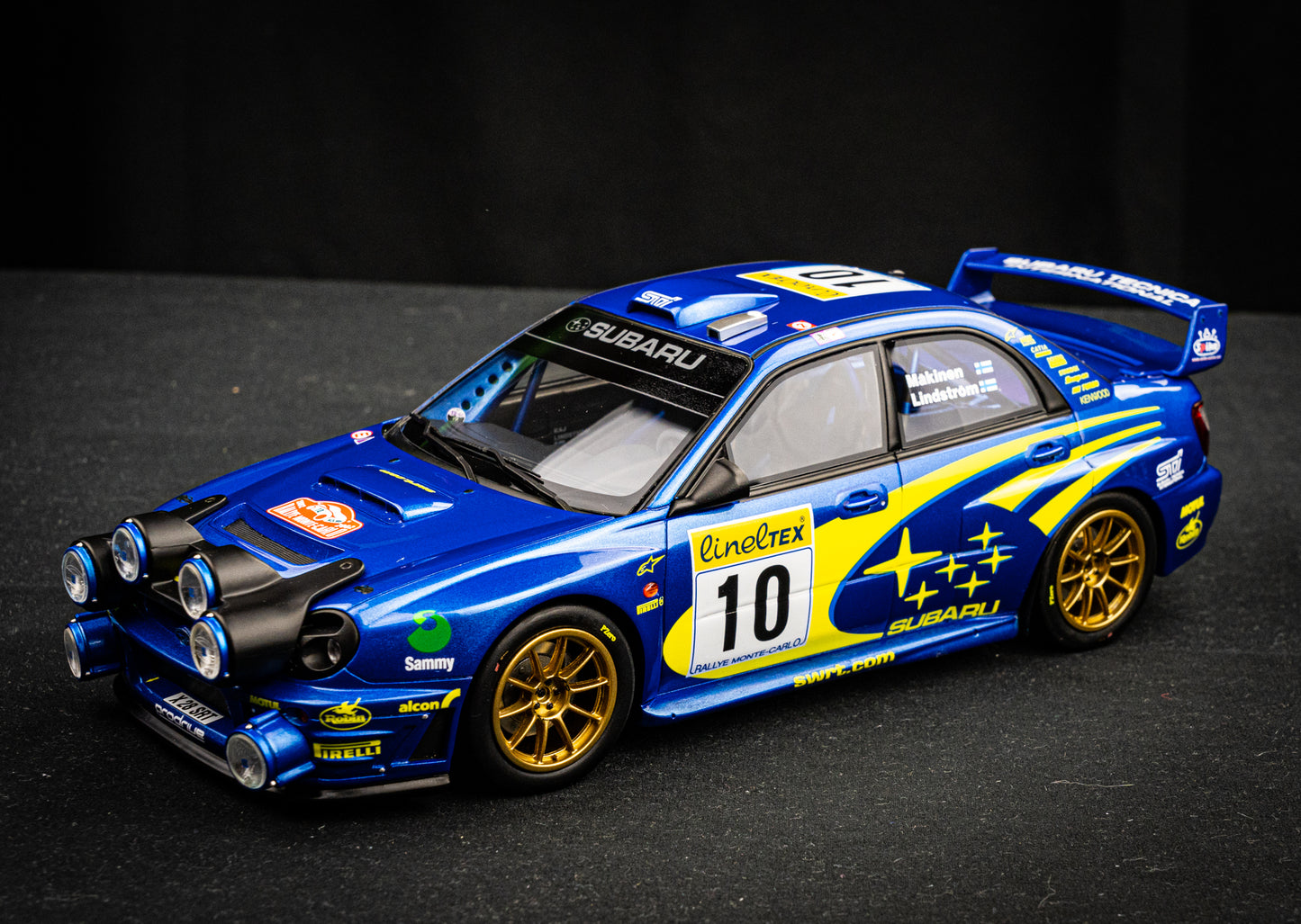 Tommi Mäkinen - Subaru Impreza WRC S7 #10 Sieger Rallye Monte Carlo 2002, Otto 1:18