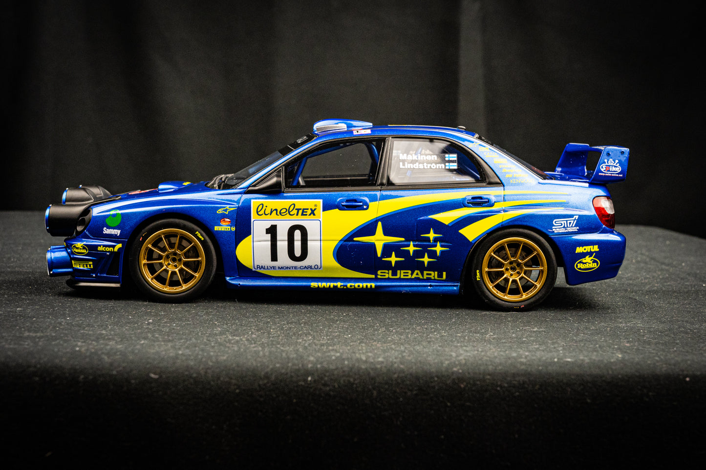 Tommi Mäkinen - Subaru Impreza WRC S7 #10 Sieger Rallye Monte Carlo 2002, Otto 1:18