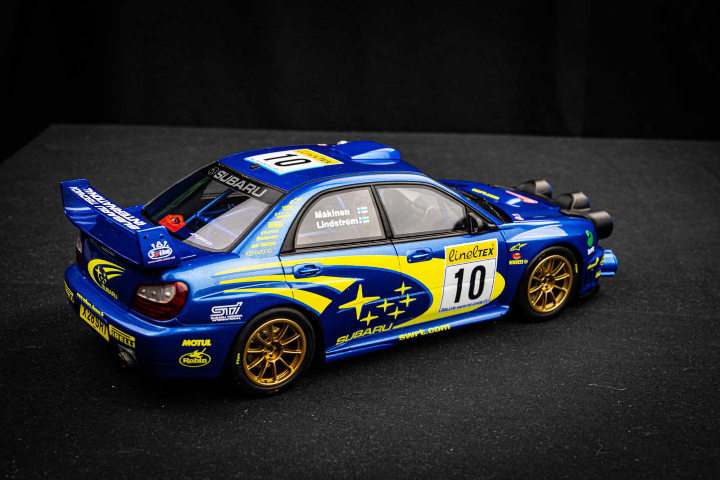 Tommi Mäkinen - Subaru Impreza WRC S7 #10 Sieger Rallye Monte Carlo 2002, Otto 1:18