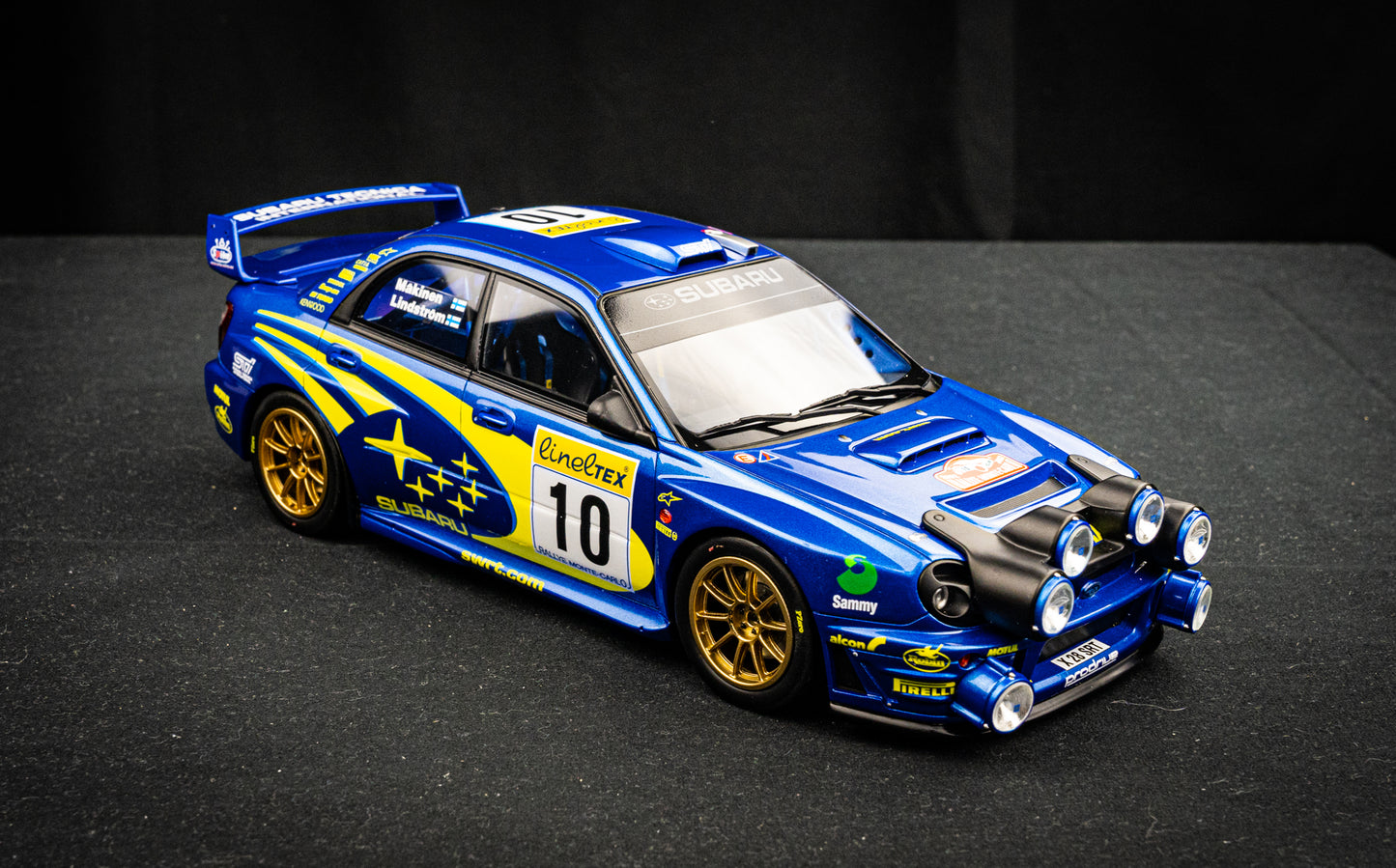 Tommi Mäkinen - Subaru Impreza WRC S7 #10 Sieger Rallye Monte Carlo 2002, Otto 1:18