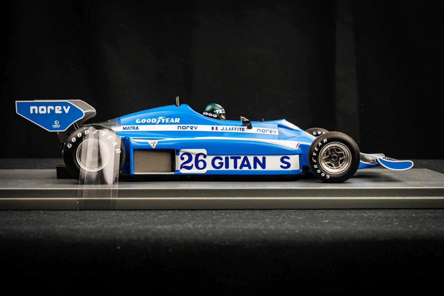 Ligier JS7 #26 Jacques Laffite - Sieger GP Schweden 1977, Spark 1:18