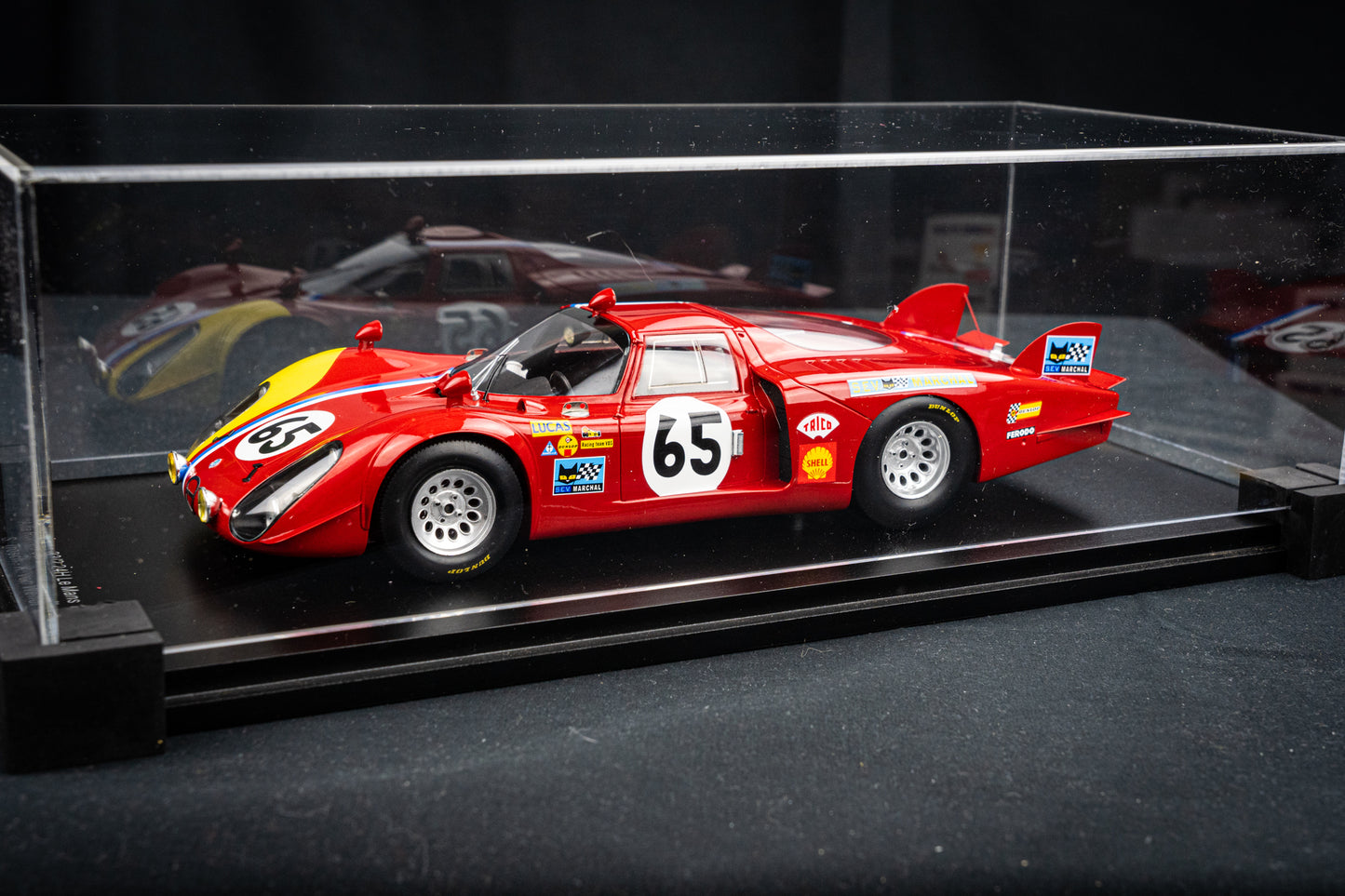 Alfa Romeo 33/2 #65 Trosch / von Wendt - 24h LeMans 1968, Spark 1:18