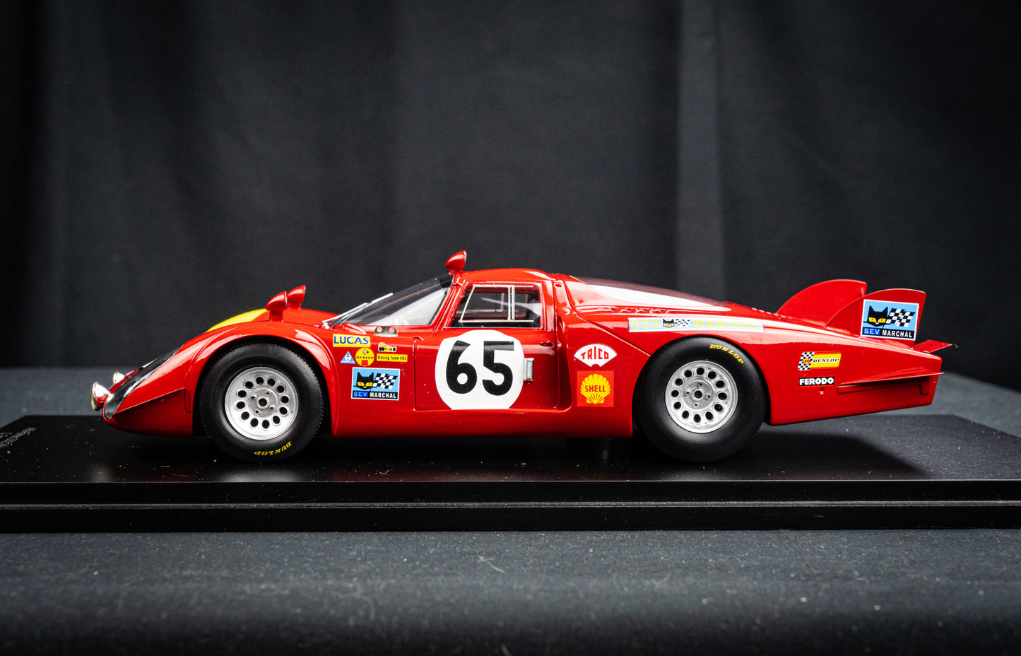 Alfa Romeo 33/2 #65 Trosch / von Wendt - 24h LeMans 1968, Spark 1:18