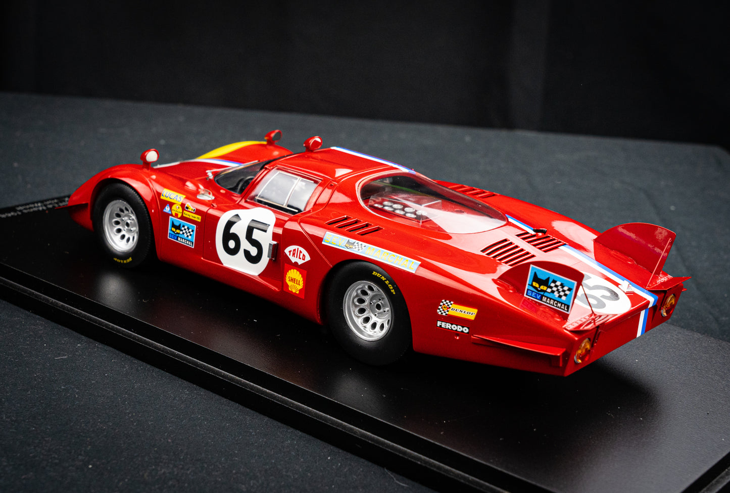 Alfa Romeo 33/2 #65 Trosch / von Wendt - 24h LeMans 1968, Spark 1:18