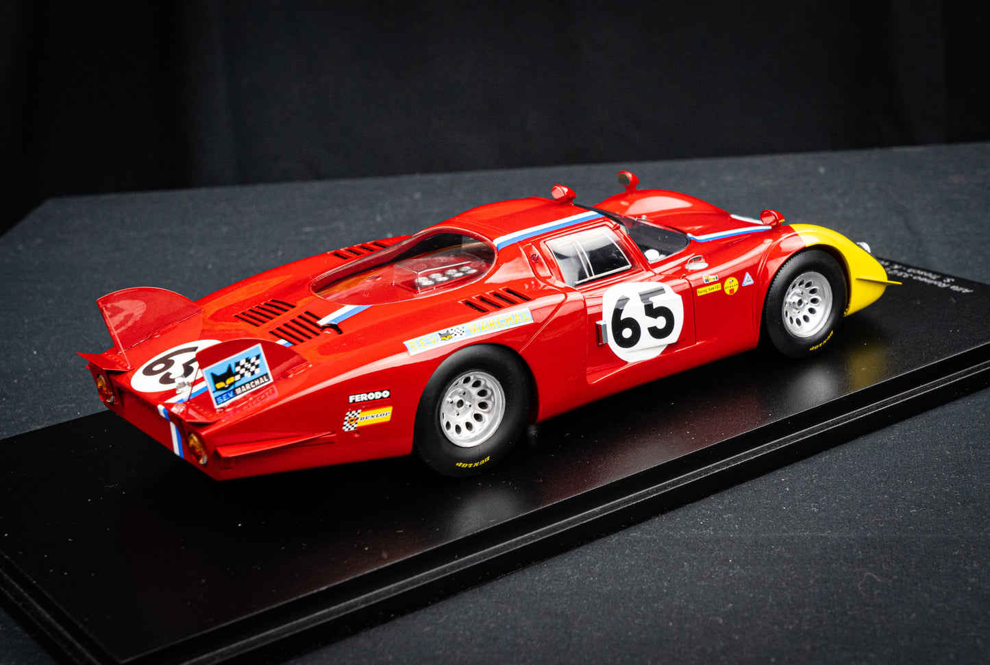 Alfa Romeo 33/2 #65 Trosch / von Wendt - 24h LeMans 1968, Spark 1:18