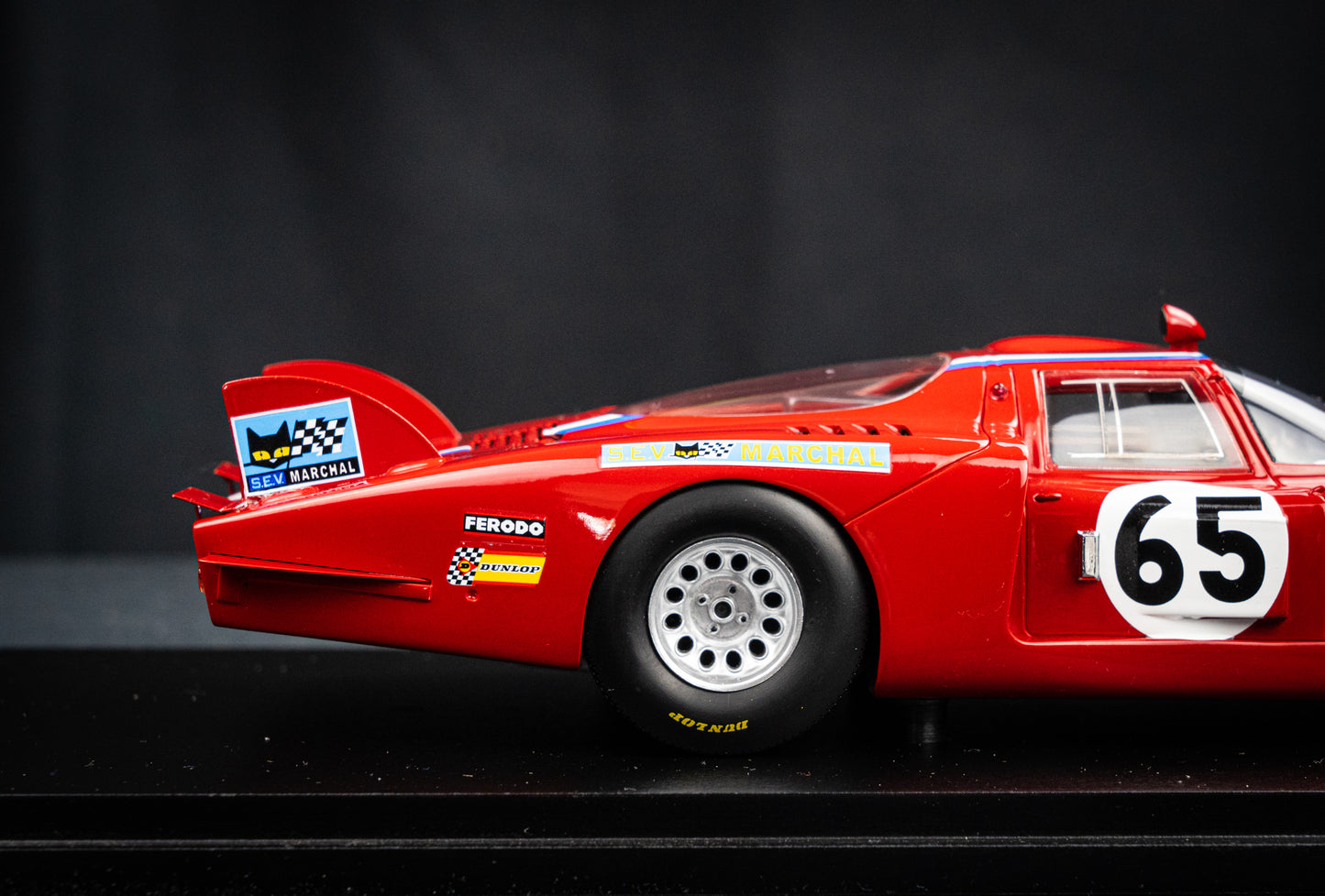 Alfa Romeo 33/2 #65 Trosch / von Wendt - 24h LeMans 1968, Spark 1:18