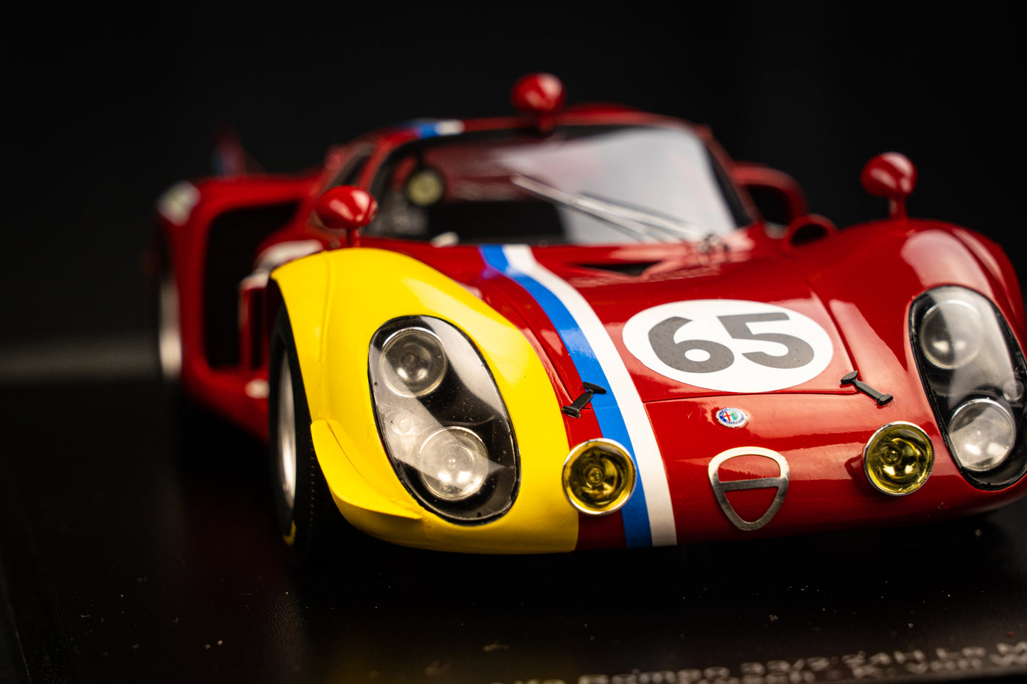 Alfa Romeo 33/2 #65 Trosch / von Wendt - 24h LeMans 1968, Spark 1:18