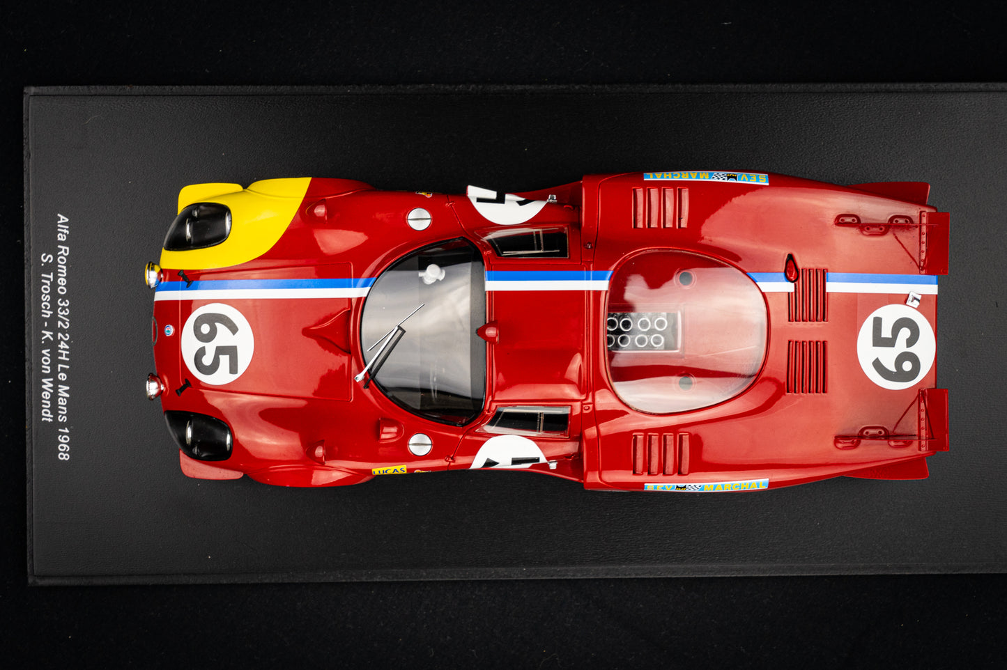 Alfa Romeo 33/2 #65 Trosch / von Wendt - 24h LeMans 1968, Spark 1:18