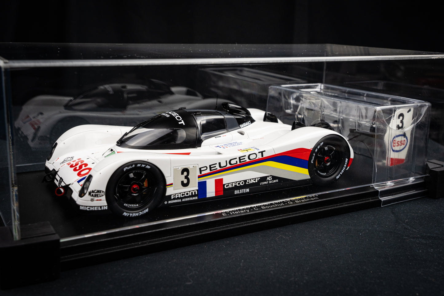 Peugeot 905 #3 Brabham / Bouchut / Helary - Sieger 24h LeMans 1993, Spark 1:18