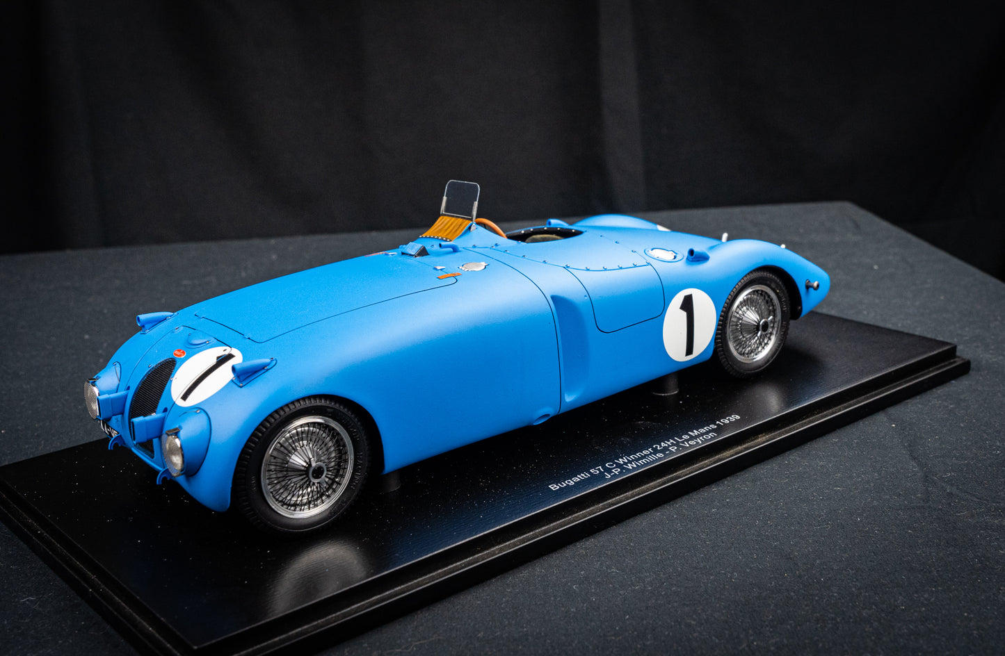 Bugatti 57C #1 J-P. Wimille / P. Veyron - Sieger 24h LeMans 1939, Spark 1:18