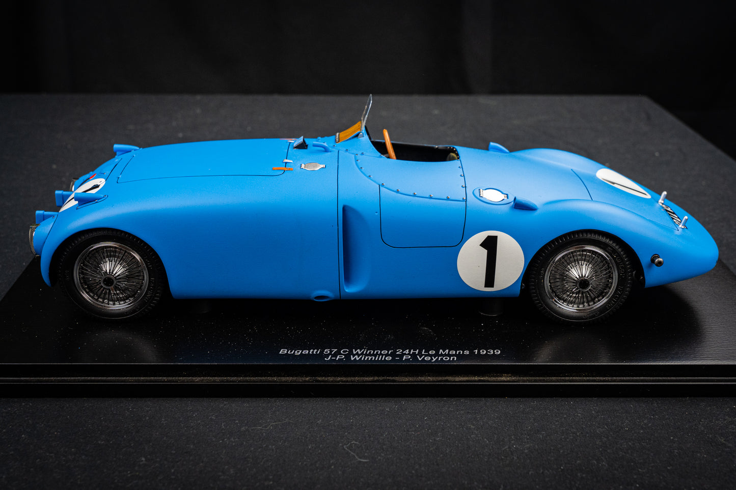Bugatti 57C #1 J-P. Wimille / P. Veyron - Sieger 24h LeMans 1939, Spark 1:18