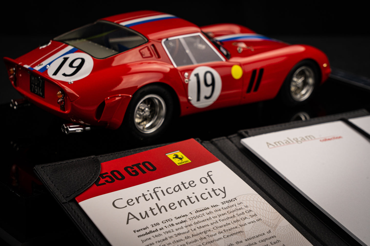 Ferrari 250GTO #19 P. Noblet / J. Guichet - Sieger 24h LeMans 1962 Amalgam 1:18